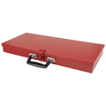 Urrea Tool Box, Steel, Red, 19 in W x 8-1/2 in D 5495